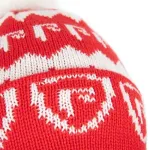 Fox rage red -and- white bobble hat voyager sapka - Image 4