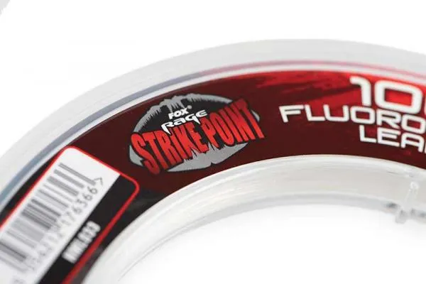 Fox rage strike point fluorocarbon leader strike point fluro leader 0.75mm 60.19lb fluorcarbon zsinór - Image 3