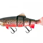 Fox rage replicant realistic trout jointed shallow 23cm/9 158g uv perch x 1pcs swimbait - Image 5