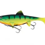 Fox rage replicant shallow legend colours replicant 23cm 9in 125g uv firetiger swimbait - Image 2