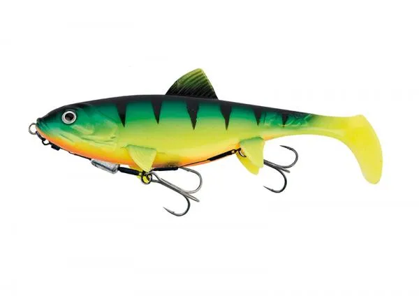 Fox rage replicant shallow legend colours replicant 23cm 9in 125g uv firetiger swimbait - Image 2