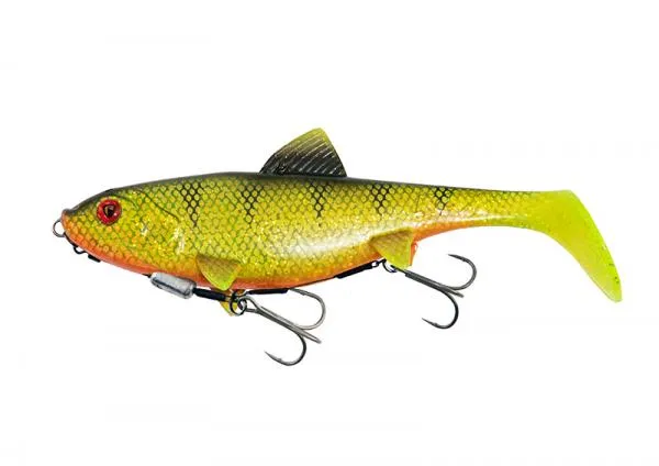 Fox rage replicant shallow legend colours replicant 23cm 9in 125g uv firetiger swimbait - Image 3