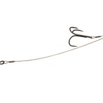 Fox rage 49 strand double stinger hook size 1-and-2 - 18kg/18cm 7cm dupla horogrendszer