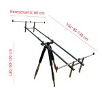 Jaxon rod pod elegance 3,6kg 82/119x60/120x60x30cm rod pod
