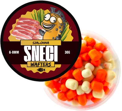 Sneci wafters 6-8mm - szalonna