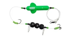 Madcat screaming profi river rig dead bait 180cm 1mm 1/0 + 6/0 20g rablóhalas szerelék