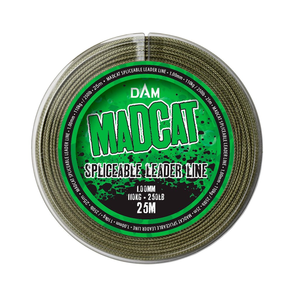 Madcat spliceable leader 1,00mm 25m 110kg fonott előkezsinór