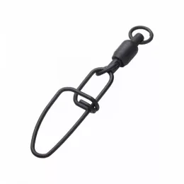 Madcat stainless ball bearing swivel with crosslock snap 2-es 75kg forgókapocs