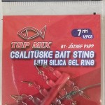 Csalitüske szilikon hajszál előkén, 7mm