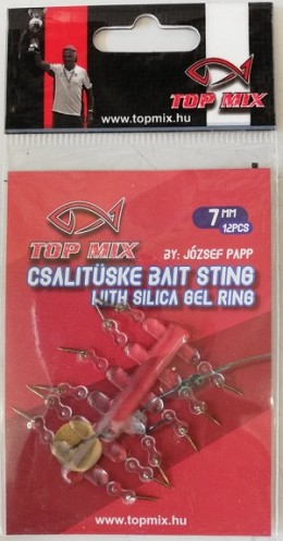 Csalitüske szilikon hajszál előkén, 7mm