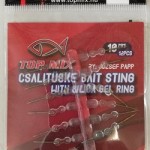 Csalitüske szilikon hajszál előkén, 10mm