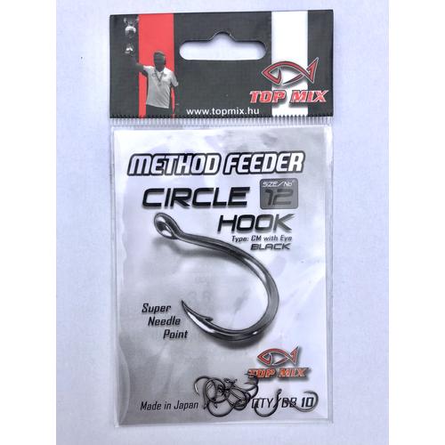 TOP MIX Method Feeder Circle Hook horog #12