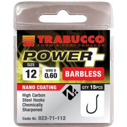 Trabucco Power + szakállnélküli horog, méret: 16