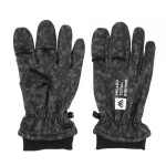 Mikado black camo softshell kesztyű - l