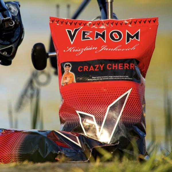 Feedermánia venom boilie 24 mm crazy cherry etető bojli