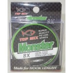 TOP MIX X8 Monster fonott előke zsinór 0,18mm