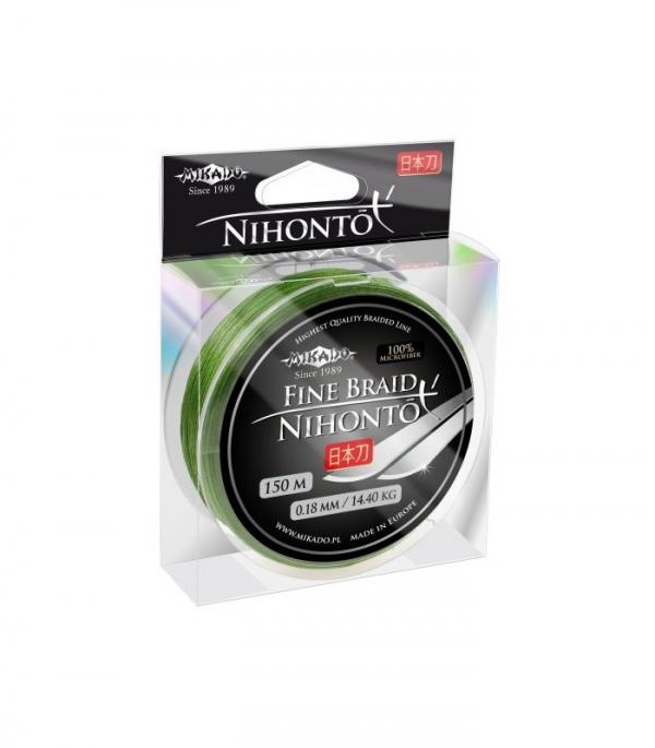 Mikado nihonto fine braid zöld 0.12mm 150m fonott zsinór