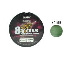 Jaxon crius 8x method feeder sinking 0,14mm 150m süllyedő fonott zsinór