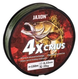 Jaxon crius 4x braided line 0,18mm 300m fonott zsinór