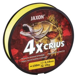 Jaxon crius 4x fluo braided line 0,18mm 150m fonott zsinór