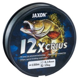 Jaxon crius 12x braided line 0,18mm 150m fonott zsinór