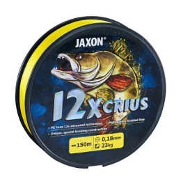 Jaxon crius 12x fluo braided line 0,18mm 150m fonott zsinór