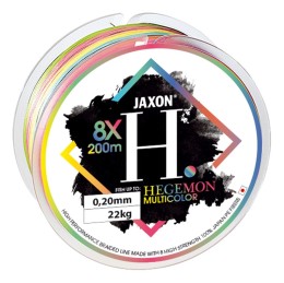 Jaxon hegemon 8x multicolor braided line 0,18mm 200m fonott zsinór