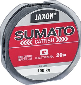 Jaxon sumato catfish leader braided line 60kg 20m fonott előkezsinór