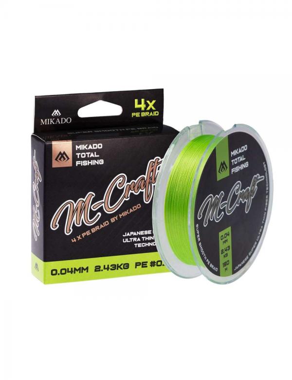 Mikado m-craft braid fluo 0.04mm 150m