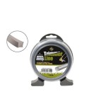 ALULON 2,4mm ALU extraerős pótdamil négyszög profil 15m