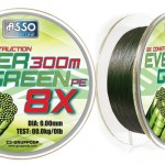 Asp8x143 asso pe8x evergreen 130m 42,1kg fonott zsinór