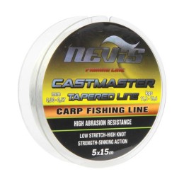 NEVIS Castmaster Tapered Line 5x15m 0.28-0.57mm