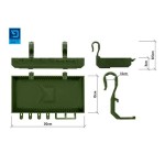 Delphin ShelfPod Camo 20*10*3cm RodPod polc - Image 7