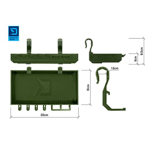 Delphin ShelfPod Camo 20*10*3cm RodPod polc - Image 7
