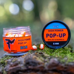 Feedermánia high power pop-up boilies -and- barrels 8 mm bcn