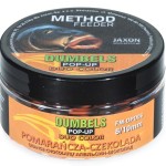 Jaxon dumbels duo color pop-up method feeder orange/chocolate (naracs-csoki) 30g 8/10mm