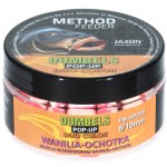Jaxon dumbels duo color pop-up method feeder vanilla/bloodworm (vanília-szúnyoglárva) 30g 8/10mm