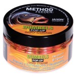 Jaxon dumbels duo color pop-up method feeder pineapple/tutti-frutti/strawberry (ananász-tutti-frutti-eper) 30g 8/10mm