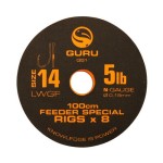 GURU LWGF Feeder Special Rig 100cm előkötött horog - 10