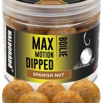 Haldorádó max motion boilie dipped 20 mm - spanyol mogyoró dippelt horog bojli