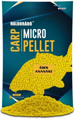 Haldorádó carp micro pellet - édes ananász etető pellet