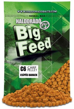 Haldorádó big feed - c6 pellet - csípős barack etető pellet