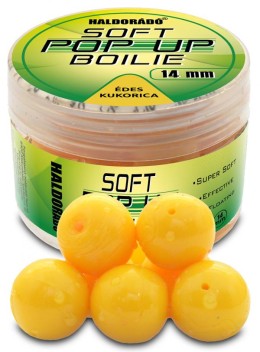 Haldorádó super soft pop up boilie 14 mm - édes kukorica