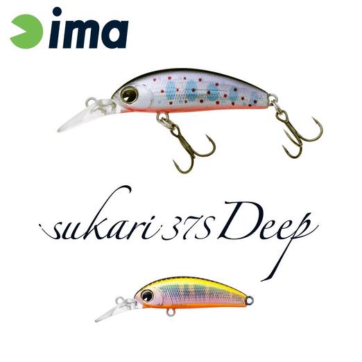 Ima Sukari 37S Deep 37mm 3g 014 Oikawa Orange Belly wobbler