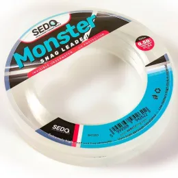 SEDO Monster Snag Leader - Invisible 100 Méter - 0.55mm 28.75kg