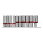 MTX 10-22mm 1/2 hosszított hatlapfejű dugókulcs készlet 10db