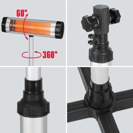 MTX 110- 180cm állítható tartóállvány kvarc teraszmelegítóhöz IQH-2000