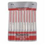 MTX 140x50x3mm gyémánt tűreszelő szett tasakban 10db