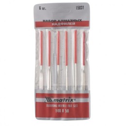 MTX 140x50x3mm gyémánt tűreszelő szett tasakban 6db
