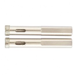 MTX 2db 10x67mm galvanizált gyémánt körkivágó, üveg/kerámia